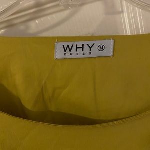 Large, mustard yellow.